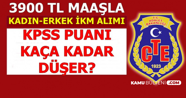 Cte 3900 Tl Maasla Kadin Erkek 6126 Ikm Alimi Kpss Puani Kaca Kadar Duser