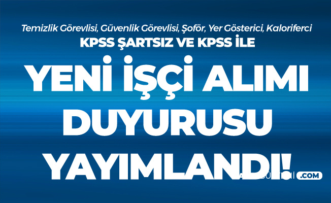 Dt Genel Mudurlugu Iskur Uzerinden Isci Alimi Yapacak Temizlik Iscisi Sofor Guvenlik Gorevlisi Ve Yer Gosterici Alimi