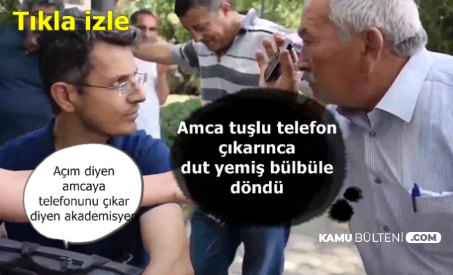 diyen akademisyen amcaya telefonunu