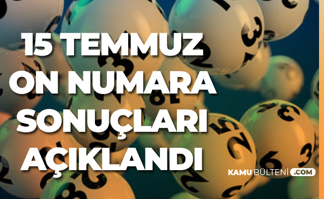 Son Dakika: 15 Temmuz MPİ On Numara Sonuçları Açıklandı Son Dakika: 15 Temmuz MPİ On Numara Sonuçları Açıklandı