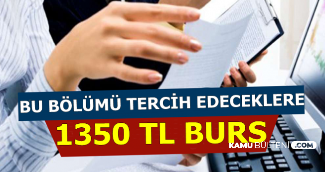 Yks De Bu Bolumu Tercih Edeceklere Ekstra Burs Mujdesi