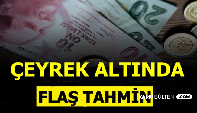 Flaş Çeyrek Altın Fiyatı Tahmini: Altın Fiyatı..