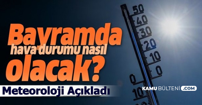 Meteoroloji Acikladi Iste Kurban Bayrami 1 Gunu Hava Durumu
