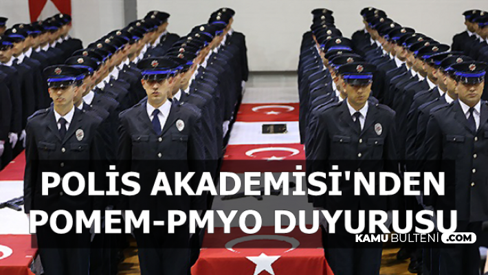 Polis Akademisi'nden POMEM-PMYO Sınav Sonuç Duyurusu
