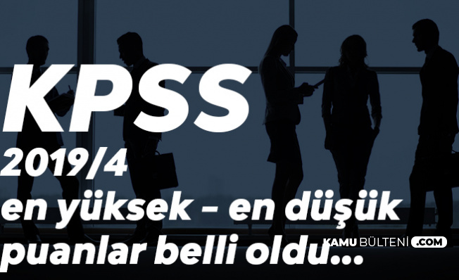 Sağlık Bakanlığı Sözleşmeli Personel Alımı KPSS En Yüksek, En Düşük Puanlar