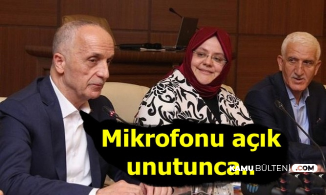 Taşerona Kötü Haber Gelmişti: TİS İmza Töreninde Ergün Atalay'ın Mikrofonu Açık Kalınca..