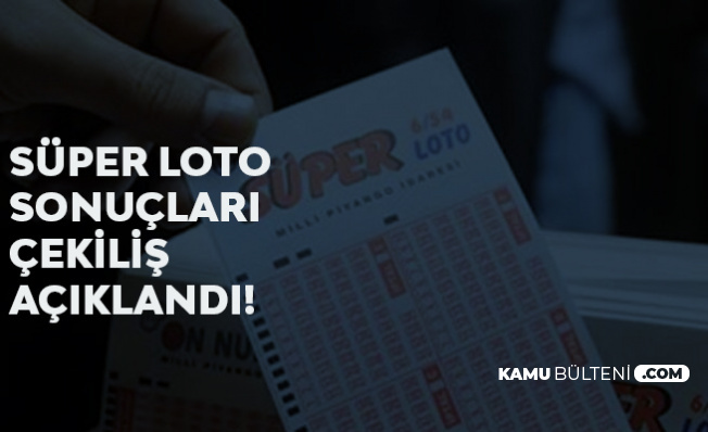 12 Eylül Süper Loto Sonuçları Açıklandı!
