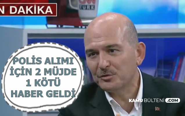 2 Müjde 1 Kötü Haber: 2019 Polis Alımında KPSS ve Renk Körlüğü Açıklaması Geldi