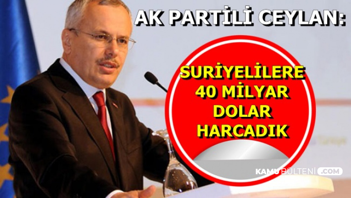 Mehmet Ceylan Turkiye Olarak Suriyelilere 40 Milyar Dolar Harcadik