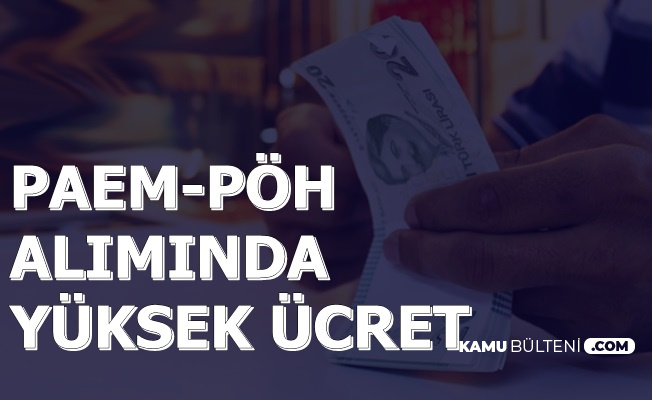PAEM ve PÖH Alımında Yüksek Başvuru Ücreti-İşte pa.edu.tr Başvuru Ekranı