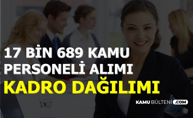Sağlık Bakanlığı 17 Bin 689 Personel Alımı Kadro Dağılımı Yayınlandı KPSS 2019/5