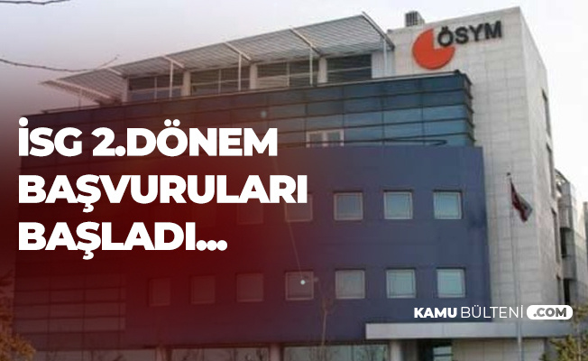2019 Isg Icin Basvuru Kilavuzu Yayimlandi Isg 2 Donem Basvurulari Basladi