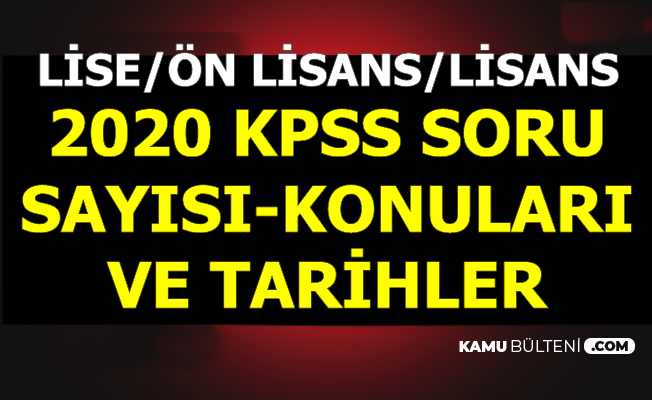2020 lise on lisans lisans kpss soru