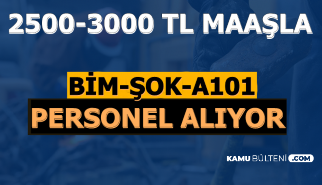 A101 Sok Ve Bim E En Az Ilkokul Mezunu Personel Alimi 2500 3000 Tl Maas