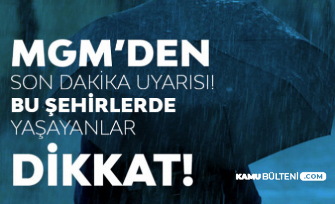 Bugun Ve Yarin Bu Illere Kuvvetli Yagmur Geliyor Iste Hava Durumu