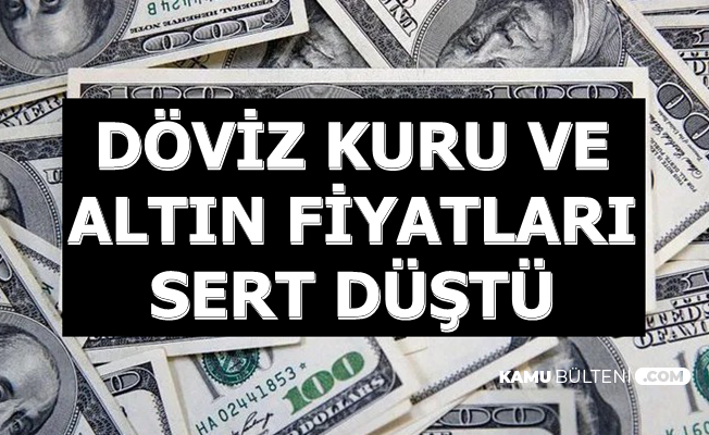 Dolar Kuru Ile Gram Ceyrek Altin Fiyati Sert Dustu