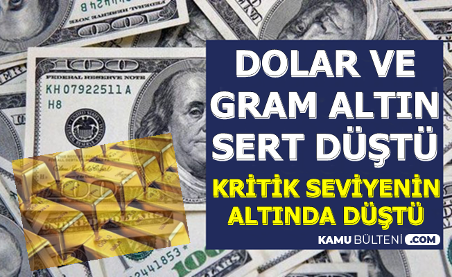 Dolar Kuru Ve Altin Fiyatlari Kritik Seviyenin Altina Dustu Doviz Gram Ve Ceyrek Altin
