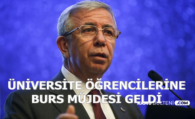 Mansur Yavas Tan Universite Ogrencilerine Burs Mujdesi Iste Basvuru Ekrani