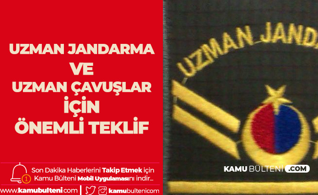 mecliste uzman jandarmalar ve uzman cavuslar icin onemli teklifler
