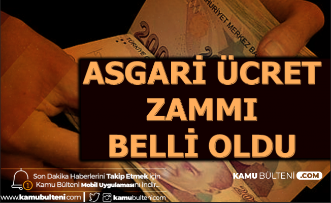 2020 Asgari Ucret Zammi Belli Oldu Agi Bekar Evli Cocuk Parasi