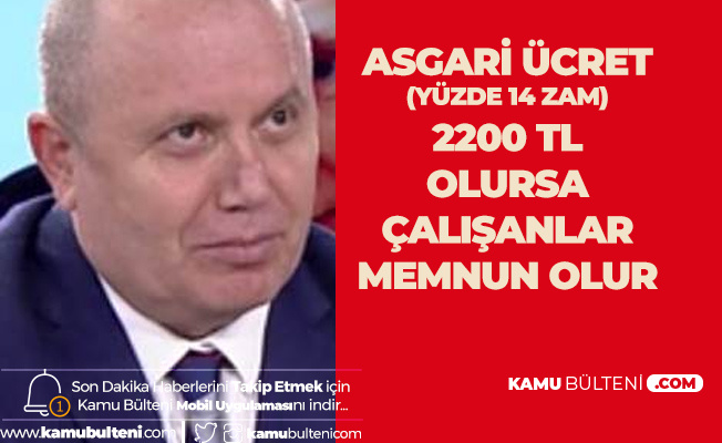 Abdurrahman Yıldırım: %14 Asgari Ücret Zammı Çalışanları Memnun Eder