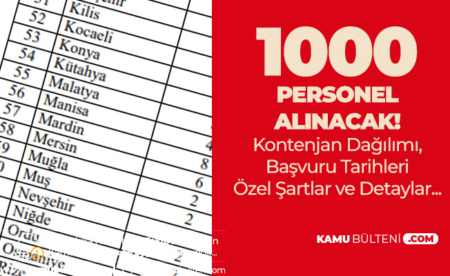 1000 asdep personeli