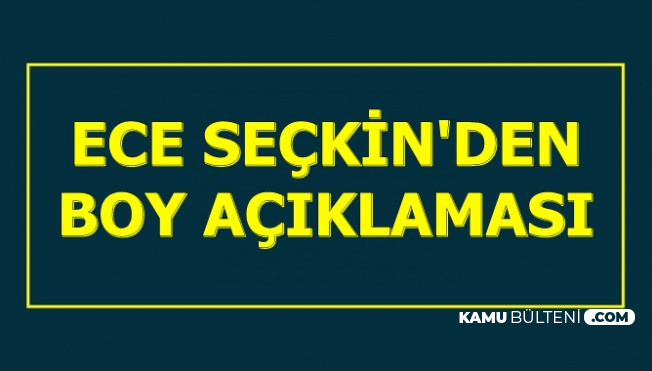 Ece Seckin Boy Kompleksim Yok Ece Seckin Boyu Ne Kadar
