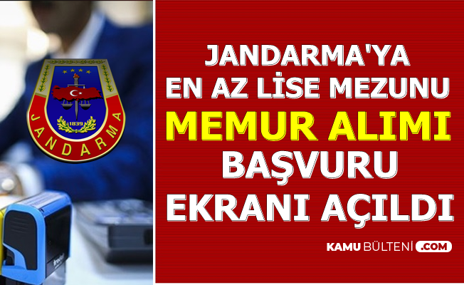 jandarma en az lise mezunu sivil memur
