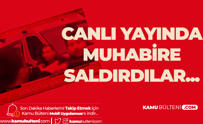 Konya'da Çöken Bina Haberini Aktaran Muhabire Canlı Yayında Çirkin Saldırı! Konya'da Çöken Bina Haberini Aktaran Muhabire Canlı Yayında Çirkin Saldırı!