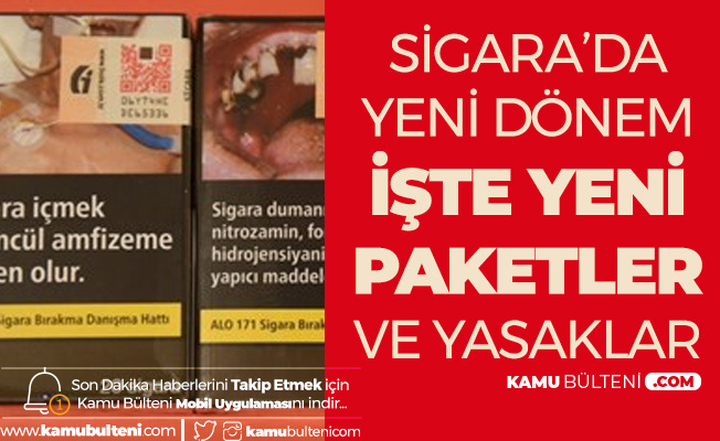 yeni sigara paketlerindeki mesajlar ve