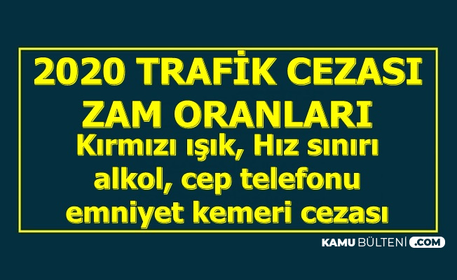 Trafik Cezasi 2020 Ne Kadar Iste Emniyet Kemeri Kirmizi Isik Cep Telefonu Hiz Siniri Alkol Cezasi