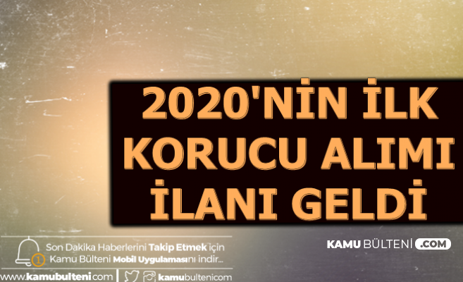 2020 nin ilk kadin erkek korucu alimi