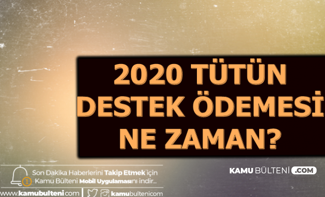 2020 Tutun Ikramiyesi Ne Zaman Odenecek Ne Kadar Verilecek