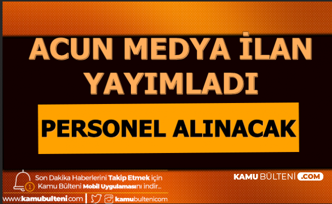 en az lise mezunu personel alimi