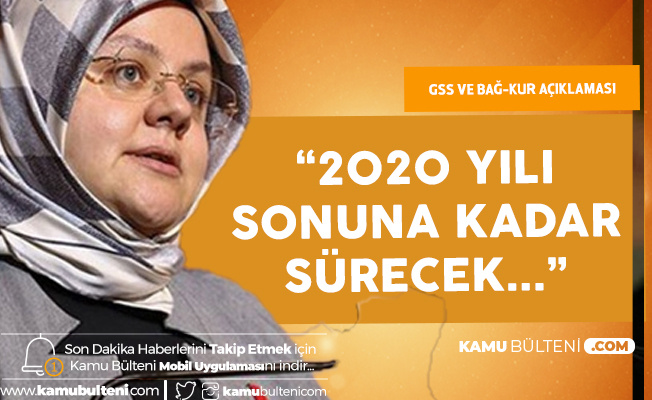 Bakan Selçuk: GSS ve Bağ-Kur Borcu Olanlar için Sağlık Hizmeti Almaya Devam Edecek Bakan Selçuk: GSS ve Bağ-Kur Borcu Olanlar için Sağlık Hizmeti Almaya Devam Edecek