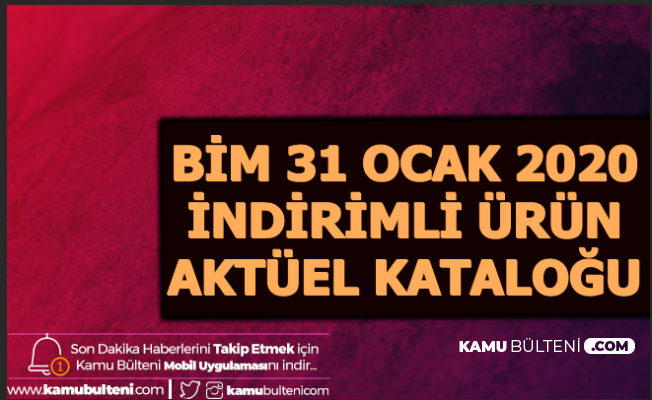 Bim Aktüel Ürünler Kataloğu 31 Ocak 2020 - Ucuza AirPods