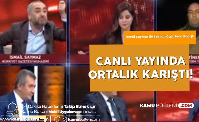 Canlı Yayında Ortalık Karıştı! İsmail Saymaz ile Selman Öğüt Birbirine Girdi Canlı Yayında Ortalık Karıştı! İsmail Saymaz ile Selman Öğüt Birbirine Girdi