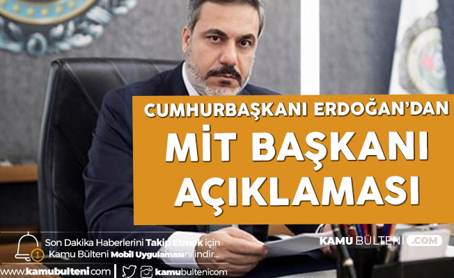 Cumhurbaşkanı Erdoğan: MİT Başkanımız için Böyle Şeyler Yazılıyorsa Doğru İstikametteyiz Cumhurbaşkanı Erdoğan: MİT Başkanımız için Böyle Şeyler Yazılıyorsa Doğru İstikametteyiz