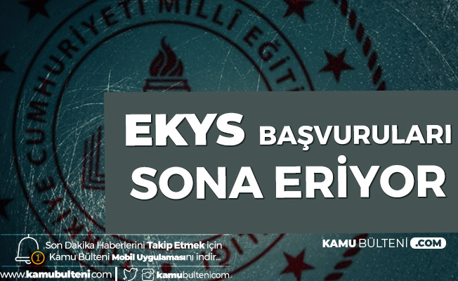 EKYS Başvuruları Son Buluyor! Sınav 15 Mart'ta Uygulanacak EKYS Başvuruları Son Buluyor! Sınav 15 Mart'ta Uygulanacak