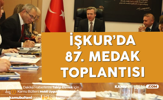 İŞKUR'da Meslek Danışma Komisyon Toplantısı