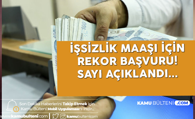İşsizlik Maaşı için Başvuru Yapanların Sayısı Açıklandı
