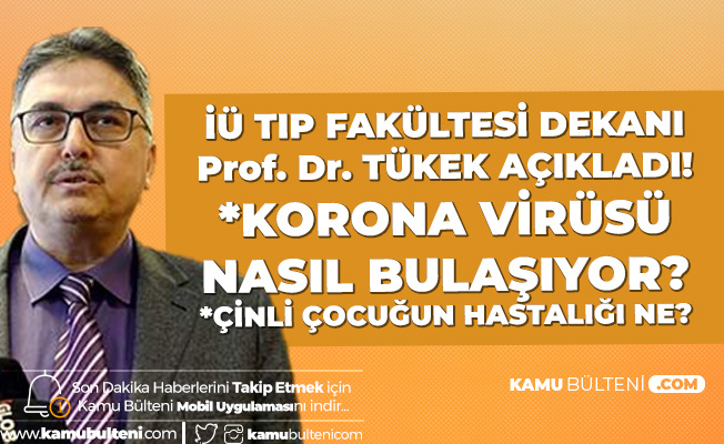 İstanbul'daki Koronavirüs İddialarına Tıp Fakültesi Dekanından Yanıt: Çinli Çocuk Gribal Enfeksiyon Geçiriyor