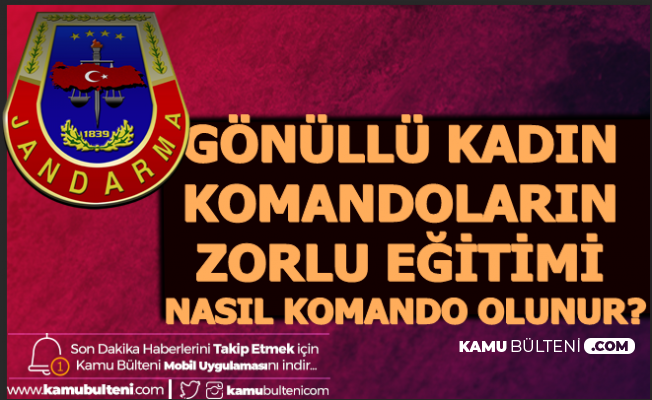 Jandarma'ya Komando Alımı Devam Edecek