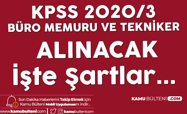 Kpss 2020 3 Ile Sozlesmeli Kamu Personeli Alimi Icin Tercihler 15 Ocak Ta Sona Eriyor Iste Mezuniyet Ve Diger Sartlar