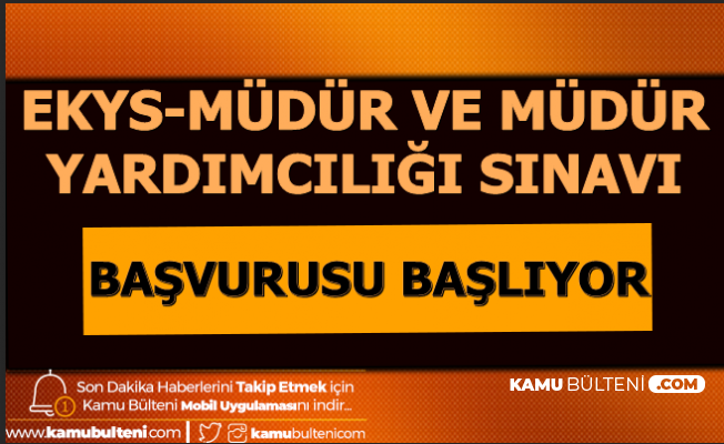 Meb 2020 Ekys Basvurusu Basliyor Mudur Ve Mudur Yardimciligi Sinavi Ucreti