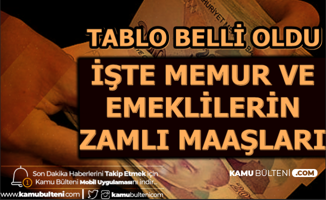 Memur Ve Ssk Bag Kur Emeklilerinin Ocak 2020 Zamli Maasi Polis Ogretmen Hemsire Doktor