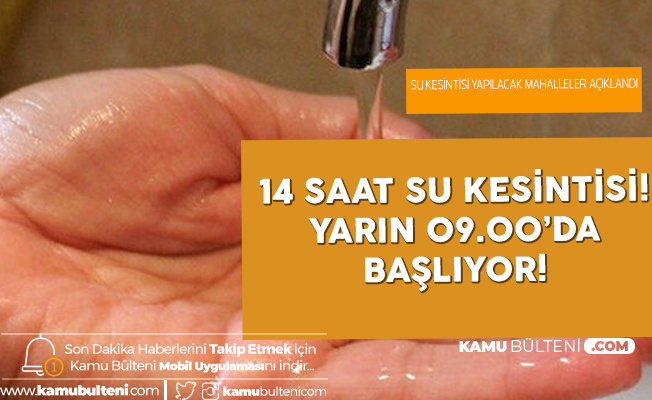 Resmi Aciklama Geldi Istanbul Da 14 Mahallede 18 Saat Su Kesintisi