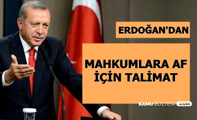 Son Dakika Haberi Erdogan Dan Mahkumlara Af Icin Kritik Talimat