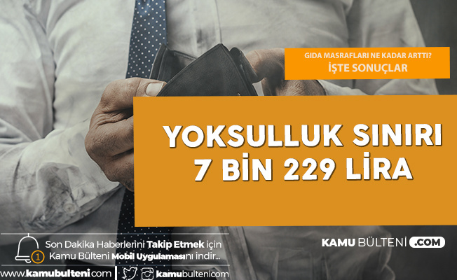 Türk-İş Açıkladı: Yoksulluk Sınırı 7 bin 229 lira