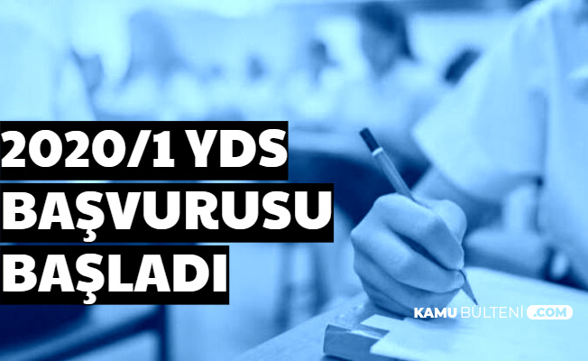 2020/1 YDS Başvurusu Başladı